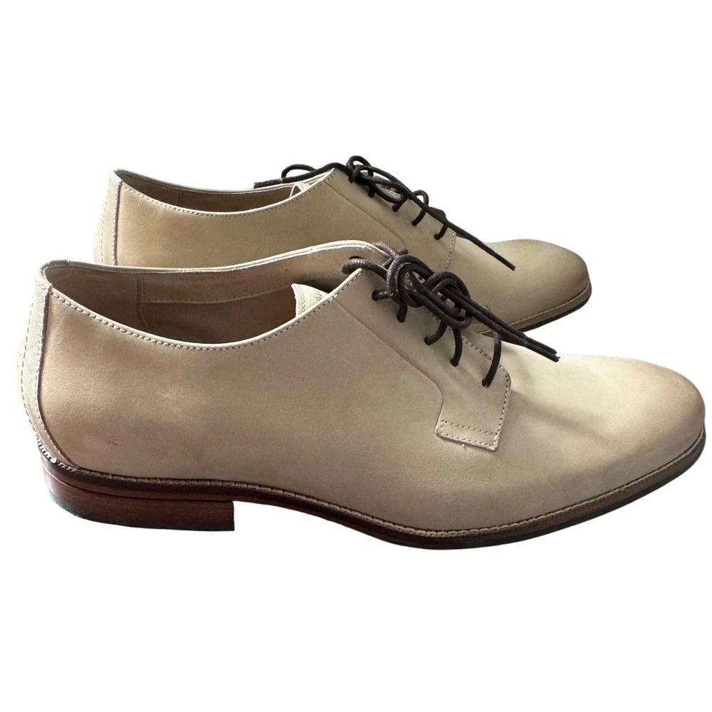 Cole Hann Men Mocassins SAWYER PLAIN OXFORD MORTAR‎ NUBUCK MEN'S 11.5